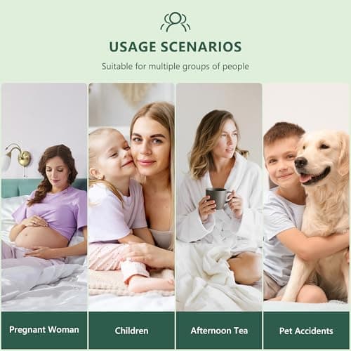 King Size Waterproof Mattress Protector, 40% Rayon Derived from Bamboo Cooling Mattress Pad Cover, 3D Air Fabric Breathable Mattress Pad Fitted with Deep Pocket 6"- 15" Machine Washable 6