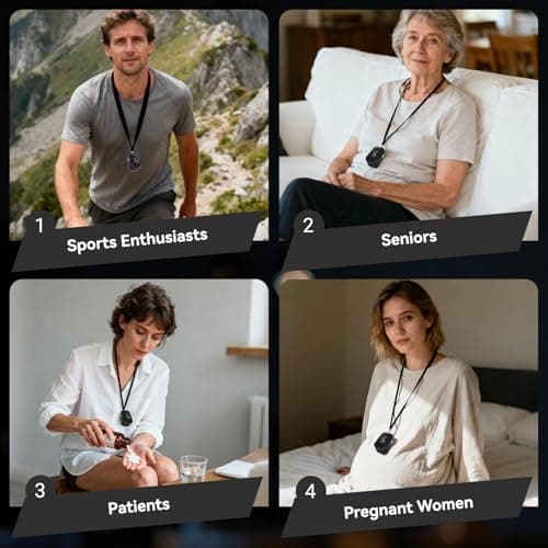 Pulse Oximeter Fingertip, Fast SpO2 Reading Accurate Oxygen Monitor Fingertip Oximeters with Alarm for Seniors Portable Blood Oxygen Saturation Monitor Black with Silicone Cover 5