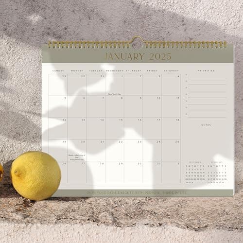 Aesthetic 2025-2026 Wall Calendar - Runs from January 2025 Until July 2026 - The Perfect Wall Hanging Calendar Planner for Easy Organizing 8