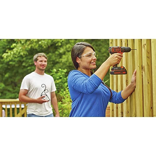 BLACK+DECKER 20V MAX Cordless Drill/Driver Kit with ‎Battery, Charger, and Double Ended Bit (BDCDD120C) 7