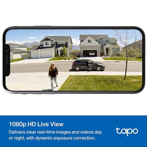 Tapo SolarCam 1080p Outdoor Wireless Security Camera - Battery Power with Solar, Person Detection, Subscription-Free Local Storage or Optional Cloud, Works with Alexa & Google Assistant, C402 KIT 5