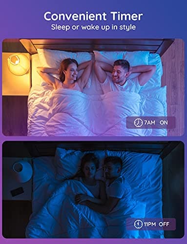 Govee Smart Light Bulbs, Color Changing Light Bulb, Work with Alexa and Google Assistant, 16 Million Colors RGBWW, WiFi & Bluetooth LED Light Bulbs, Music Sync, A19, 800 Lumens, 4 Pack 6