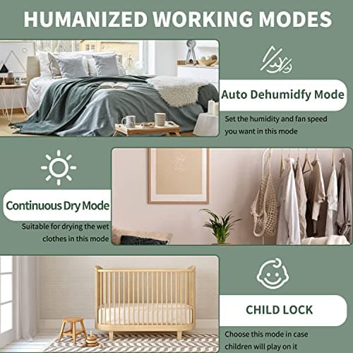 Shinco 7,000 Sq.Ft Energy Star Dehumidifier with Pump and WIFI, Ideal for Large Industrial Rooms and Home Basements, Efficient Moisture Removal and Humidity Control, 1.85 Gallons Water Tank 9