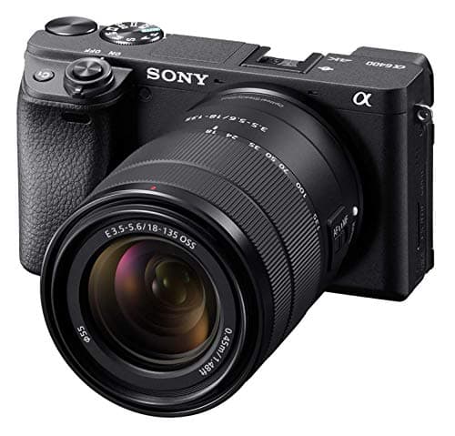 Sony a6400 Mirrorless Interchangeable-Lens Camera with 18-135mm Lens (Black)