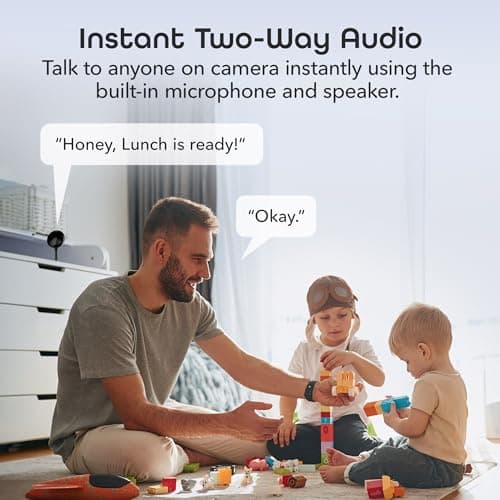 Geeni Look 1080p Indoor Security Camera – 1-Pack Full HD WiFi Indoor Camera with 2-Way Audio, Motion Detection, & Night Vision – Support for Alexa & Google Assistant 6