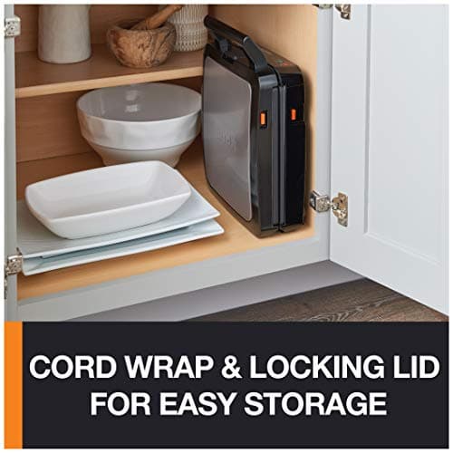 KRUPS 4-Slice Belgian Waffle Maker: Stainless Steel, 5 Browning Levels, Audible Ready Beep, Removable Plates, 1200W, Silver/Black, Large Waffle Maker Family Size, Great for Family Breakfasts 5