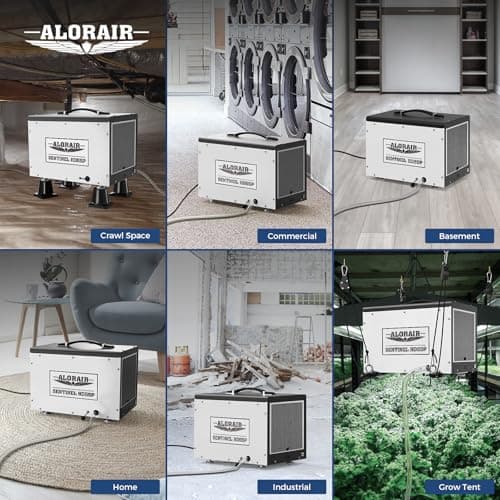 ALORAIR Crawl Space Dehumidifier, 120 PPD Crawlspace Dehumidifiers with Drain Hose and Pump for Basement, Portable Compact Auto Defrost Under House Industry Commercial Dehumidifier 7