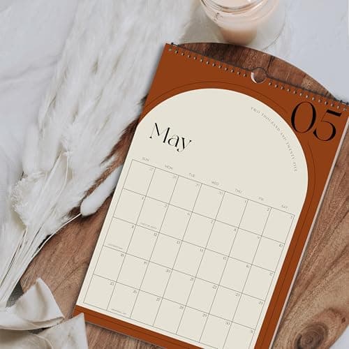 Aesthetic 2025-2026 Wall Calendar - Runs Until July 2026 - The Perfect Wall Hanging Calendar Planner for Easy Organizing 6