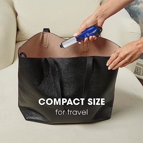 Conair Travel Curling Iron, Mini 1 Inch Ceramic Curling Iron in Blue by Travel Smart 5