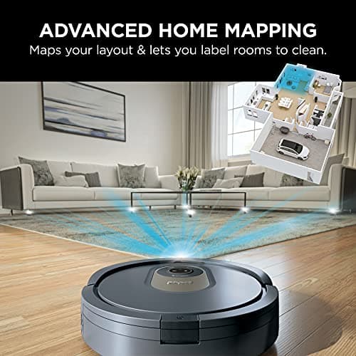 Shark AV2001 AI Robot Vacuum with Self-Cleaning Brushroll, Object Detection, Advanced Navigation, Home Mapping, Perfect for Pet Hair, Compatible with Alexa, Gray 5