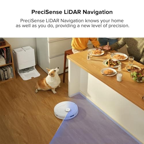 roborock Qrevo Pro Robot Vacuum and Mop with FlexiArm Design Edge Mopping, Dynamic Hot Water Mop Washing and Auto Mop Drying, Intelligent Dirt Detection, 7,000 Pa Suction, Ideal for Carpets 8