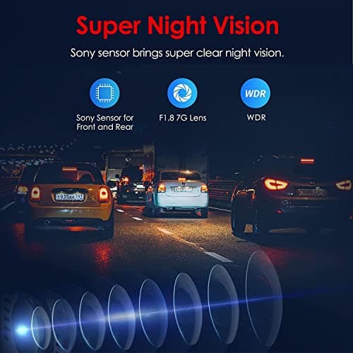 VIOFO A129 Pro Duo 4K Dual Dash Cam 3840 x 2160P Ultra HD 4K Front and 1080P Rear Car WiFi Dash Camera 8MP Sensor GPS, Buffered Parking Mode, G-Sensor, Motion Detection, WDR, Loop Recording 6