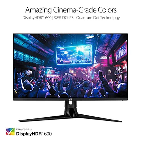 ASUS ROG Swift PG32UQ 32” 4K HDR 144Hz DSC HDMI 2.1 Gaming Monitor, UHD (3840 x 2160), IPS, 1ms, G-SYNC Compatible, Extreme Low Motion Blur Sync, Eye Care, DisplayPort, USB, DisplayHDR 600 7