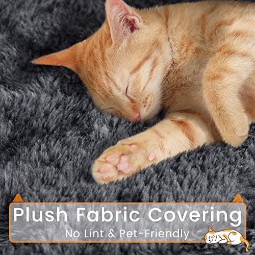 Yaheetech Cat Tree, 69 Inches Large Multi-Level Cat Tower House with Condo Scratching Post Plush Hammock & Perch, Tall Kitty Furniture Cat Tree for Indoor Cats 7