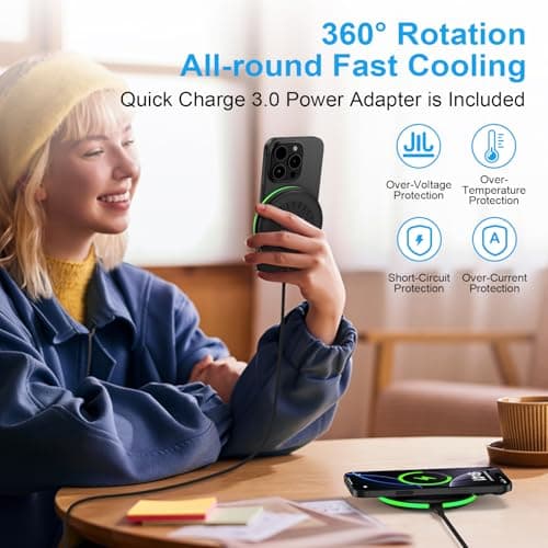 Samsung Wireless Charger Fast Charging Pad for Samsung Galaxy S26 Ultra/S25 Ultra/S25 Plus/S24FE/S23/S22/S21/S20,15W Android Phone Wireless Charging Station with Adapter for Google Pixel 10Pro XL 9a 8 5