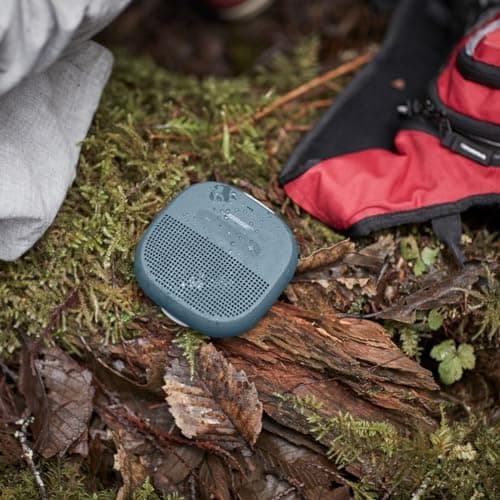 Bose SoundLink Micro Bluetooth Speaker: Small Portable Waterproof Speaker with Microphone, Stone Blue 6
