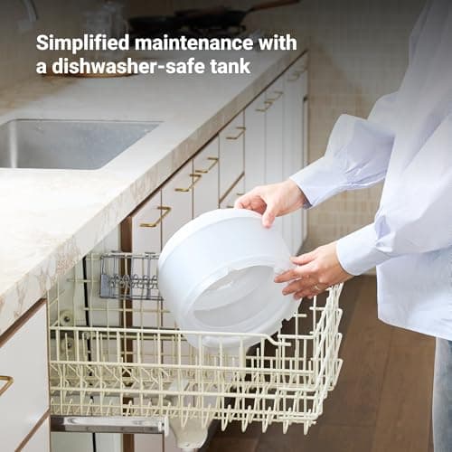 BLUEAIR Premium Smart Humidifier for Large Rooms, Bedrooms, Better Sleep with Evaporative Invisible Mist Tech, Auto Humidify, Easy Top Fill, Smart Control with App, Touchscreen, 3.5L Tank for 48 hours 5