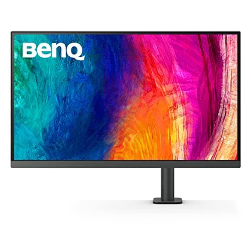 BenQ PD3205UA AQCOLOR 32" 4K UHD Ergo Arm Mac-Ready Monitor, 99% Rec.709 & sRGB, IPS, Built-in Ergo Mount, ICCSync, Uniformity, Delta E≤3, Factory-Calibrated, Pantone, USB-Hub, USB-C (90W)
