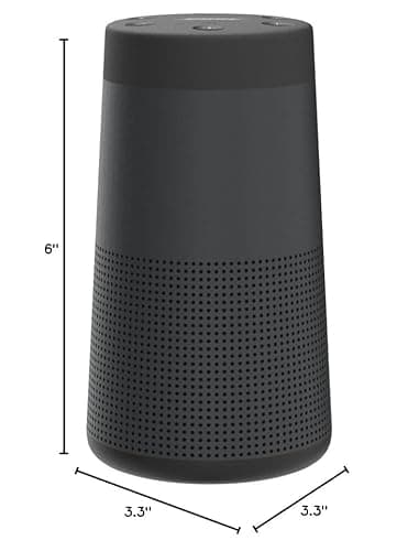 Bose The SoundLink Revolve, The Portable Bluetooth Speaker with 360 Wireless Surround Sound, Triple Black 8