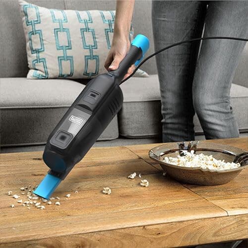 BLACK+DECKER Powerseries Lite Corded 3 in 1 Stick Vacuum, Upright to Hand-Vac Multi Surface, HEPA Filtration, Powerful 12k Pa, Ideal for Hard Floor, Low Carpet, Pet Hair Home & Office use, Black 3