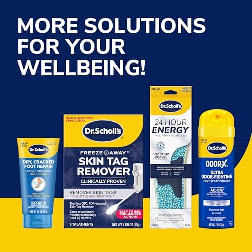 Dr. Scholl's® Cushy Comfort with Memory Foam Insoles, Full-Foot Responsive Cushioning, Relieves Pressure, Slim Design, Trim Inserts to Fit Shoes, Unisex, Men's Shoe Size 7-13 Women's 5-10, 1 Pair 7