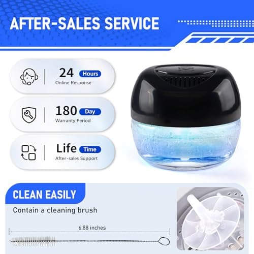 ap airpleasure Purifier Air Washer, Air Fresher Aroma Diffuser for Home, Office, Air Purifier with Night Light (Black) 12