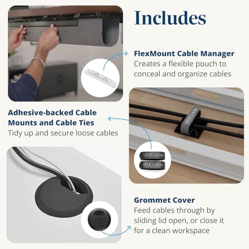UPLIFTDESK V3 2-Leg Walnut Laminate Wood Standing Desk – Adjustable Height, Advanced 1-Touch Memory Keypad, Under Desk Cable Management, Wire Grommets & Rocker Board (Black C-Frame, 72 x 30 inch) 7