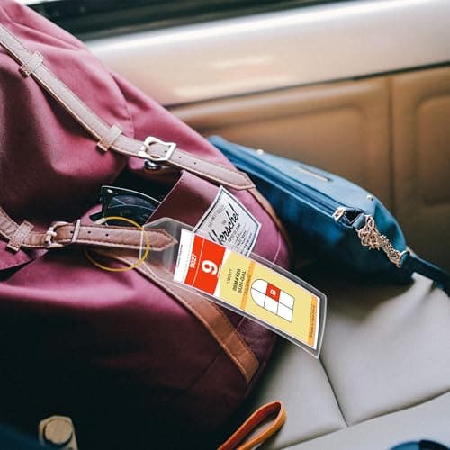 Cruise Luggage Tag Holder for Royal Caribbean & Celebrity 5 Pack, Cruise Ship Essentials 2026 Waterproof, Cruise Must Haves Durable 7