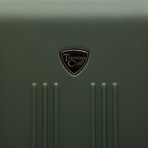 Travelers Club Chicago Hardside Expandable Spinner Luggage, Thyme Green, 22" Carry-On 8