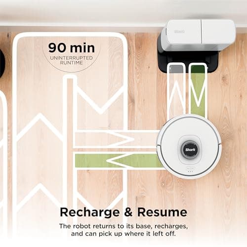 Shark AI Ultra Voice Control Robot Vacuum with Matrix Clean Navigation, Home Mapping, 60-Day Capacity, XL Self-Empty Base for Homes with Pets, Carpet & Hard Floors, Cool Grey, AV2511AE 8