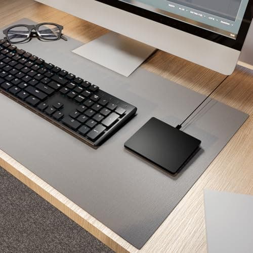 Doohoeek Wired Trackpad Muti-Touch, Upgraded Matte Glass Metal Touchpad with High Precision Portable USB Mouse Pad for Windows 7/10/11 Laptop Notebook PC Computer, Black 7