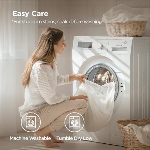 Bedsure Zipper Pillow Cases Queen, Cooling Pillow Cases Queen Size Set of 2, Rayon Derived from Bamboo Cooling Pillowcases for Hot Sleepers, Soft & Breathable Pillow Covers, Dark Grey, 20x30 Inches 5