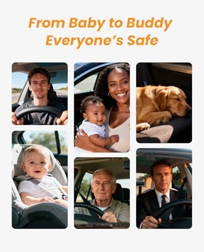 Babyvue USB Car Camera for Baby : 4.5" Baby Car Camera with 1080P Crystal Clear Mirror View, Easy Installation Carseat Rear Facing Moitor for Kids, HD IR Night Vision Backseat Monitor 7