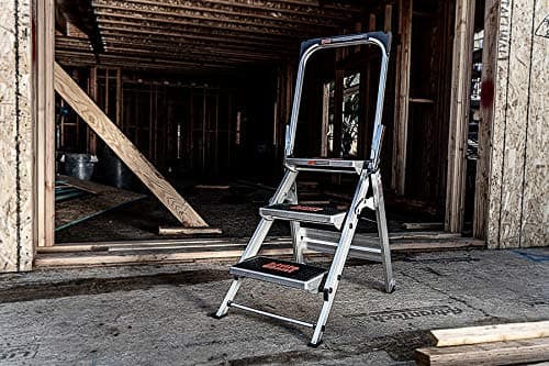 Little Giant Ladders, Safety Step, 3-Step, 3 Foot, Step Stool, Aluminum, Type 1A, 300 lbs Weight Rating, (10310BA) 23