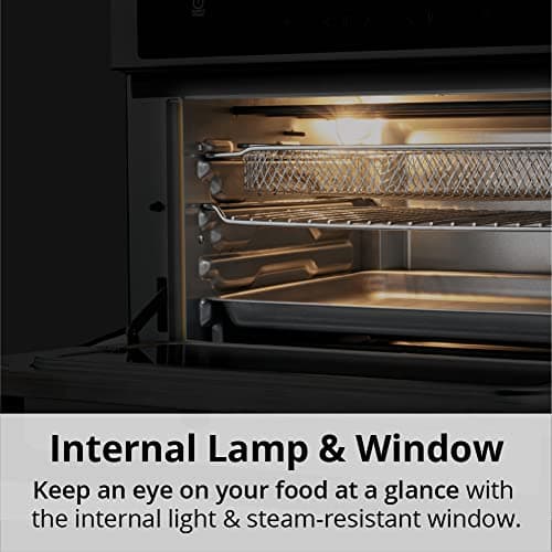 Aria 30 Qt. Touchscreen Toaster Oven with Recipe Book, Brushed Stainless Steel 10