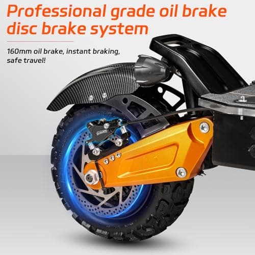 JAYSIMXIN Cheevalry S11pro Electric Scooter Adults,8000W Motor,55 mph Top Speed,with 11" All Terrain Tires,NFC,Smart Display,Dual Brake & Dual Suspension Commuting E-Scooter for Adults with Seat 6