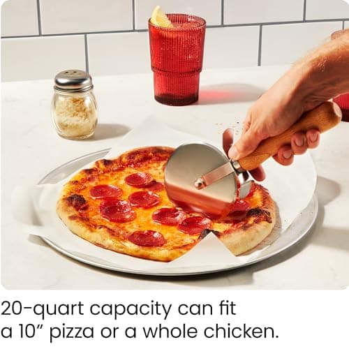 Chefman Dual Function Digital Air Fryer Oven with Temperature Probe, Black 6