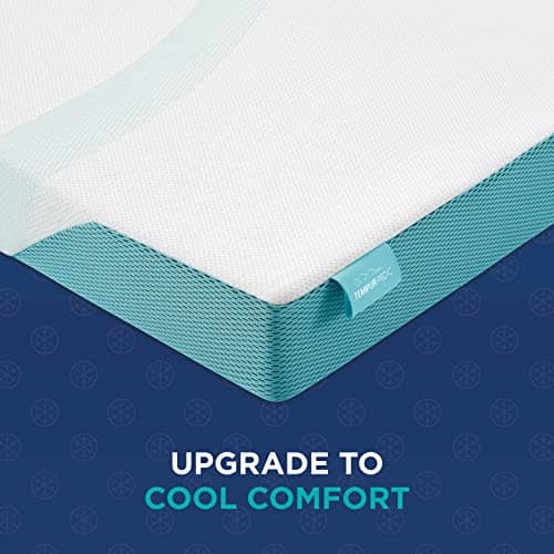 Tempur-Pedic TEMPUR-Adapt + Cooling 3-Inch Twin Mattress Topper Medium Luxury Premium Foam, Washable Cover, Medium Cooling Topper,white 5