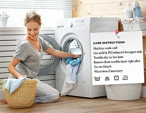 HOMTEC Pillow Cases, King Size Cotton Percale Weave Pillowcases, Pre-Shrunk Breathable and Hypoallergenic Pillowcases, Set of 2 (2 Piece King 20 Inch x 40 Inch, White) 8