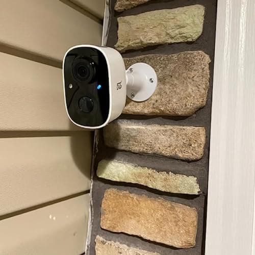 DCT Security Cameras Wireless Outdoor: WiFi Battery Cameras for Home Outside 2K Color Night Vision Motion Detection Surveillance Cameras Two-Way Audio Siren Alarm Spotlight(White) 6