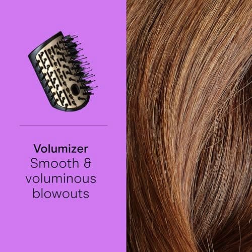 Infiniti PRO CONAIR DigitalAIRE Hair Dryer Drying Wand, Straightener and Styler, Ionic All-in-One Digital Motor Blow Dryer, Includes 3 High-Performance Attachments, Dark Blue 10