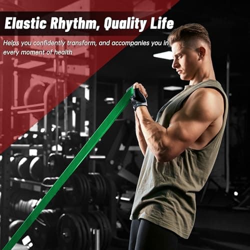 Pull Up Assistance Bands, 5-Level Resistance Bands for Working Out, Pull Up Bands for Men & Women, Exercise Bands for Full-Body Training, Fitness, Physical Therapy, Stretch Workout Bands at Home, Gym 5