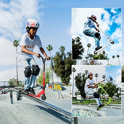 VOKUL Pro Stunt Scooter with Stable Performance - Best Entry Level Trick Freestyle Pro Scooter for Age 6 Up Kids,Boys,Girls(Black/White) 7