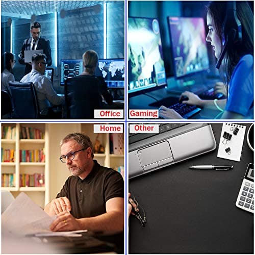 AREYTECO Large Gaming Mouse Pad,31.5"x15.7" Durable Extended Large Mouse Pad with Stitched Edges, Non-Slip Base, Waterproof, Large Mouse Pad for Gamer, Office, Home, Nebula 6