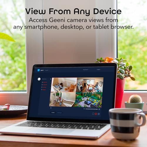 Geeni Vantage WiFi Outdoor Security Camera – 1080P HD Weatherproof Outdoor Cameras for Home Security with Motion Sensor and Night Vision – Supports Alexa and Google 9