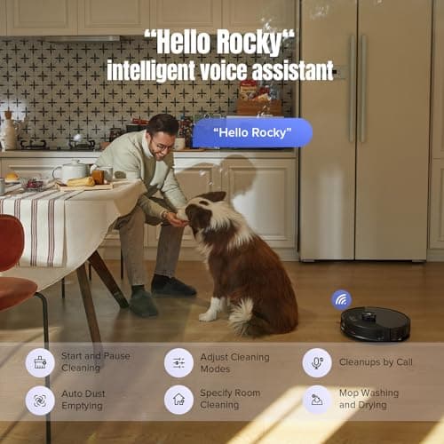 roborock S8 MaxV Ultra Robot Vacuum & Sonic Mop, 10000 Pa Suction, Corner to Edge Deep Cleaning, Hot Air Self-Drying, Auto Empty & Refill, Detergent Dispenser, Obstacle Avoidance, Black 7