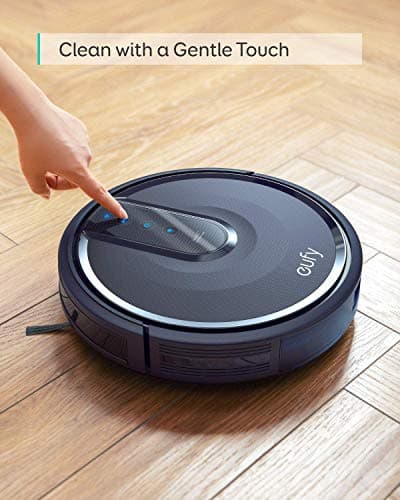 eufy RoboVac 25C Wi-Fi Connected Robot Vacuum, 1500Pa Super-Powerful Suction, Voice-Control, Clean with a Gentle Touch, Ultra-Thin 2.85" Design, Easy-to-Clean Dustbox, Black (Renewed) 7