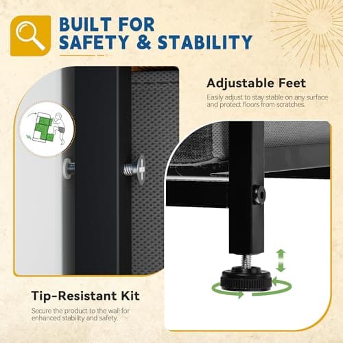 DWVO Dresser for Bedroom, Fabric Dresser with 8 Drawers, Chest of Drawers for Closet, Living Room 7