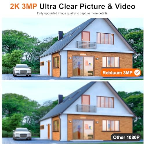 Dual Lens Solar Security Camera Wireless Outdoor, ICIGIWOX 2K WiFi Solar Outdoor Cameras for Home Security with Color Night Vision, PIR Human Detection, 2-Way Talk, Siren Alarm, IP66, SD/Cloud Storage 4