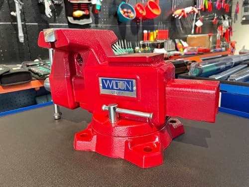 Wilton Utility Bench Vise, 5-1/2" Jaw Width, 5" Jaw Opening, 3-1/4" Throat (Model 675U) 10